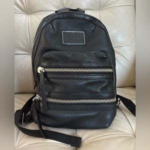 Used marc jacob leather backpack